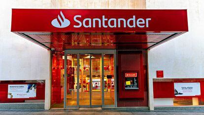 Una oficina de Banco Santander