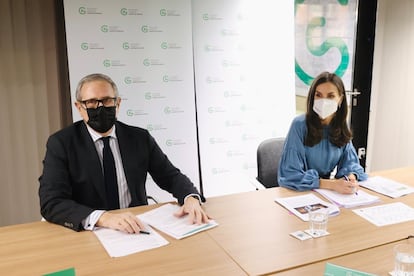 La reina Letizia ha mantenido este miércoles una reunión con los miembros del Consejo Nacional de la Asociación Española contra el Cáncer (AECC), quienes le han hecho un balance de la actividad desarrollada el pasado año y le han explicado los principales proyectos para el presente curso.