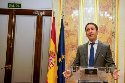Teodoro García Egea anunciaba el jueves que renunciaba a su escaño en el Congreso.  