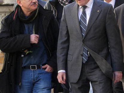 El presidente de la Generalitat, Artur Mas (derecha).