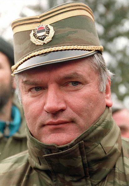 El comandante del ejército serbobosnio, general Ratko Mladic, en una imagen de febrero de 1994.