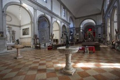 Interior de la iglesia de San Francesco della Vigna, en Venecia.