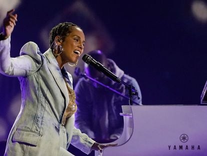 Alicia Keys, en los premios Billboard celebrados el 20 de mayo en Los Ángeles, California.