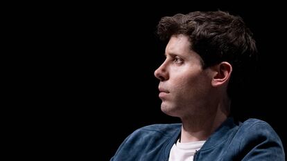 El cofundador y líder de OpenAI, Sam Altman, en una charla en Station F en París el pasado 26 de mayo, durante una de las etapas de su gira europea.