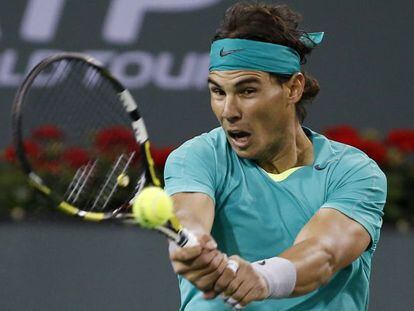 Nadal, en el partido contra Harrison.