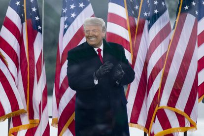 El expresidente Donald Trump, en un mitin cerca de la Casa Blanca el 6 de enero de 2021.