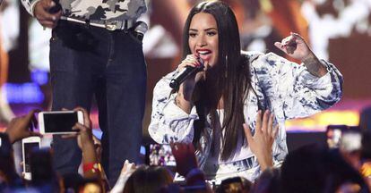 Demi Lovato, en una actuación en Las Vegas en septiembre de 2017.