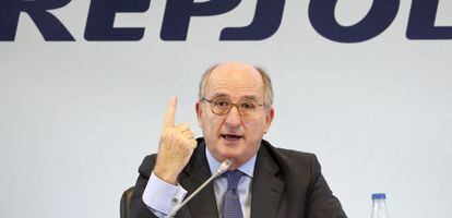 El presidente de Repsol, Antonio Brufau, en una foto tomada el pasado diciembre