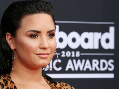 Demi Lovato, en los premios Billboard celebrados en Las Vegas en mayo de 2018.