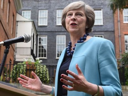 Theresa May, primera ministra brit&aacute;nica.