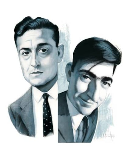 Luis Martín-Santos y Juan Benet, por Fernando Vicente.