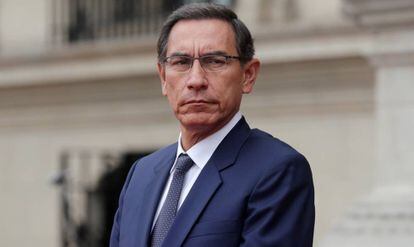 El presidente peruano Martín Vizcarra, en mayo pasado.