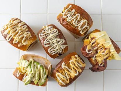 El muestrario de sándwiches de Revuelto al completo