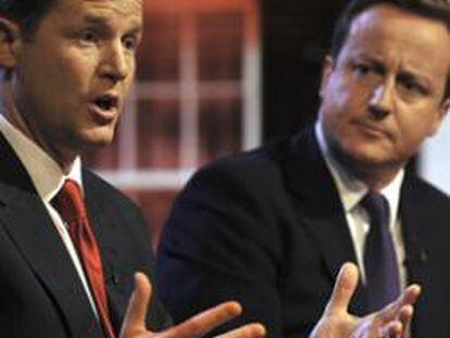 David Cameron y Nick Clegg