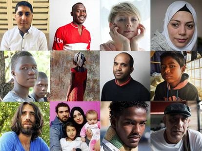18 refugiados relatan qué esperan del nuevo año