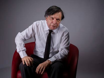 Giorgio Parisi posa el pasado viernes tras ser reconocido con el Nobel de Física.