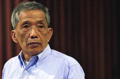 Kaing Guek Eav, Duch, en el tribunal respaldado por la ONU que le ha juzgado en Camboya.