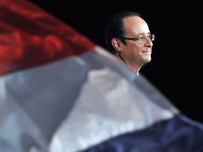 El candidato socialista francés, François Hollande.