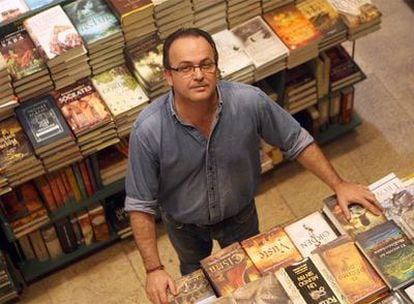 Uberto Stabile, el pasado viernes en una céntrica librería de Valencia.