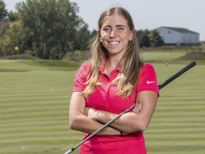 Celia Barquín, en septiembre de 2017 en Ames, en el Estado de Iowa. En vídeo, así era la golfista española asesinada en EE UU.