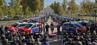 Entrega de vehículos a las Bescam en Aranjuez en noviembre de 2010.
