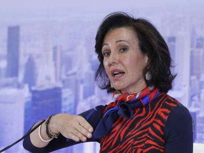 Ana Botín, presidenta de Banco Santander, la única presidenta ejecutiva del Ibex.