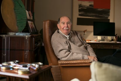 Julio Feo, fotografiado en su casa de Segovia el día 22.