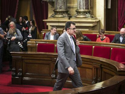 Llu&iacute;s Salvad&oacute; en una imagen en el Parlament.