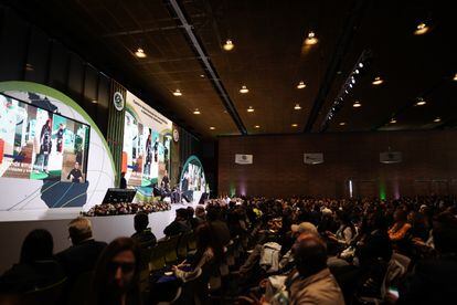 Installation of the International Summit on Sustainability and Environmental Innovation, in Bogotá, Colombia, on August 23, 2023.