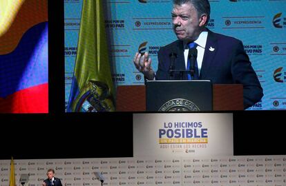 El presidente de Colombia, Juan Manuel Santos. 