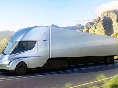 Tesla Semi, el camión de Elon Musk.