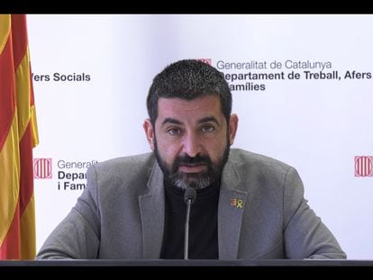 El 'conseller' de Trabajo, Asuntos Sociales y Familias de la Generalitat, Chakir el Homrani.