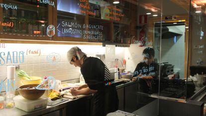 En Los Palillos los camareros son andaluces y los cocineros, japoneses.
