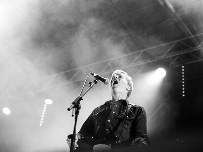 Matthew Caws, cantante de Nada Surf, en el festival Gigante.