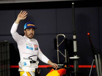Fernando Alonso, en su última carrera en Abu Dhabi.