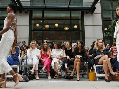 Un &lsquo;front row&rsquo; en la Semana de la Moda de Nueva York.