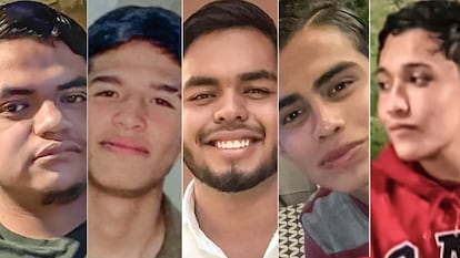 Diego Lara, Jaime Martinez, Roberto Olmeda, Dante Cedillo Hernandez and Uriel Galvan.