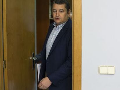 El delegado del Gobierno, Antonio Sanz, en febrero de 2014.