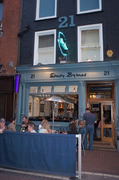 Davy Byrne's Pub en Dubín, el local por el que se pasaba el personaje de Leopold Bloom en Ulises.