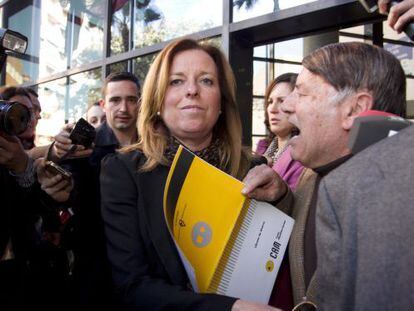 Amorós, a su salida del Juzgado Alicante el pasado 24 de febrero