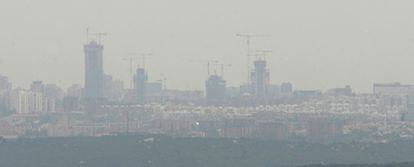 Madrid, cubierta de contaminación el pasado julio.