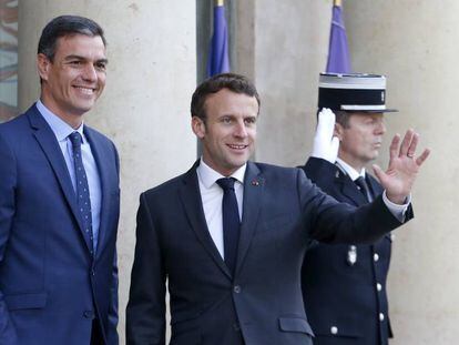 Pedro Sánchez y Emmanuel Macron, el 27 de mayo de 2019 en El Elíseo.