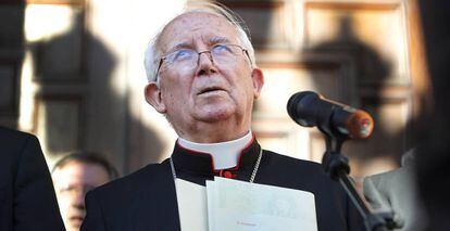 El arzobispo de Valencia, Antonio Cañizares, que denunció "la invasión" de refugiados.