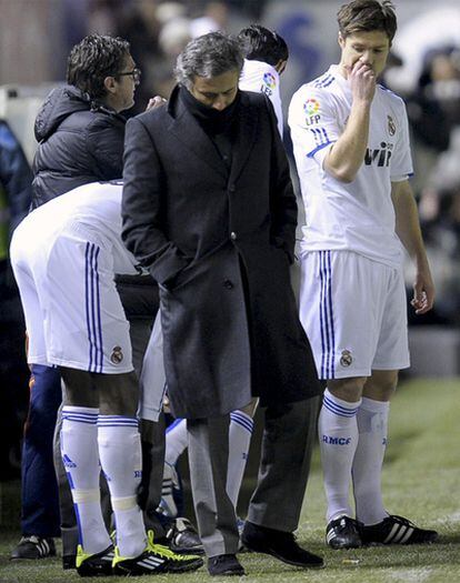José Mourinho, durante el partido