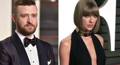 Justin Timberlake y Taylor Swift.