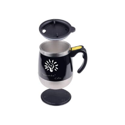 Taza Batidora Auto Agitable 400 ML Amarilla GENERICO