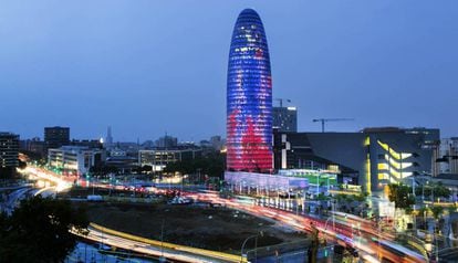 Torre Agbar de Barcelona, una de las candidatas a albergar la agencia del medicamento.