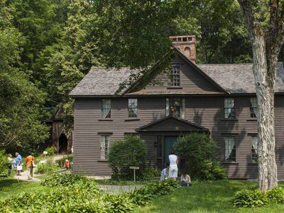 El exterior de Orchard House, la casa de la familia Alcott en Concord (EE UU).