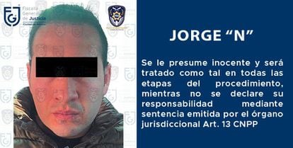Ficha policial de Jorge Manuel 'N', exfuncionario durante el Gobierno de Miguel Ángel Mancera.