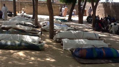 Víctimas de un ataque de Boko Haram en Kondunga el día 12.